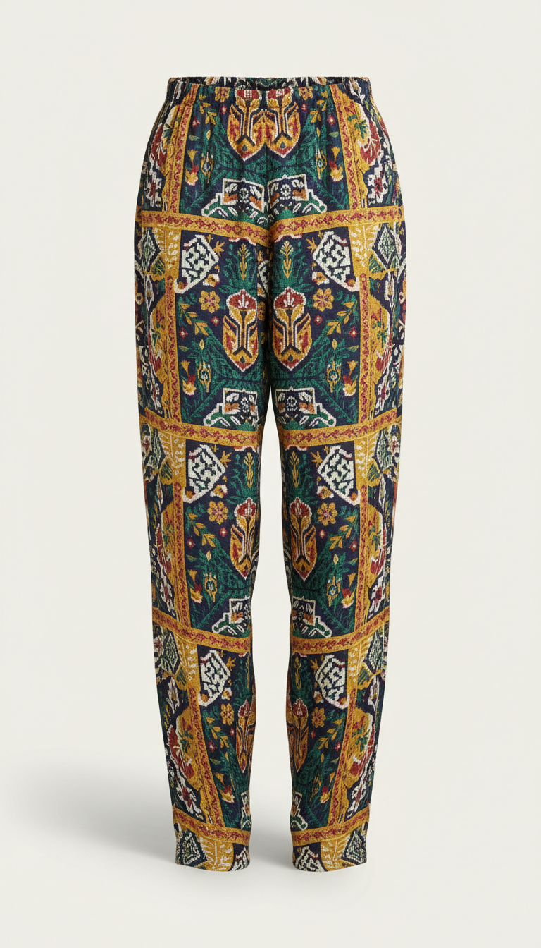 Emerald Bazaar Patterned Trousers