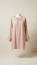Women's Blush Rose Silk Tunic